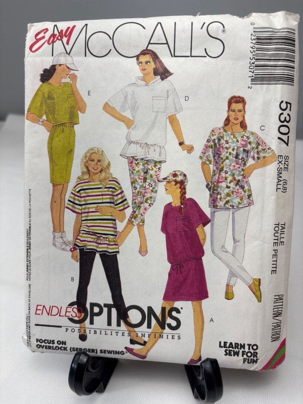 McCalls 5307 Sewing Pattern Misses Size 6-8 Ensembles Dress Shirt Uncut